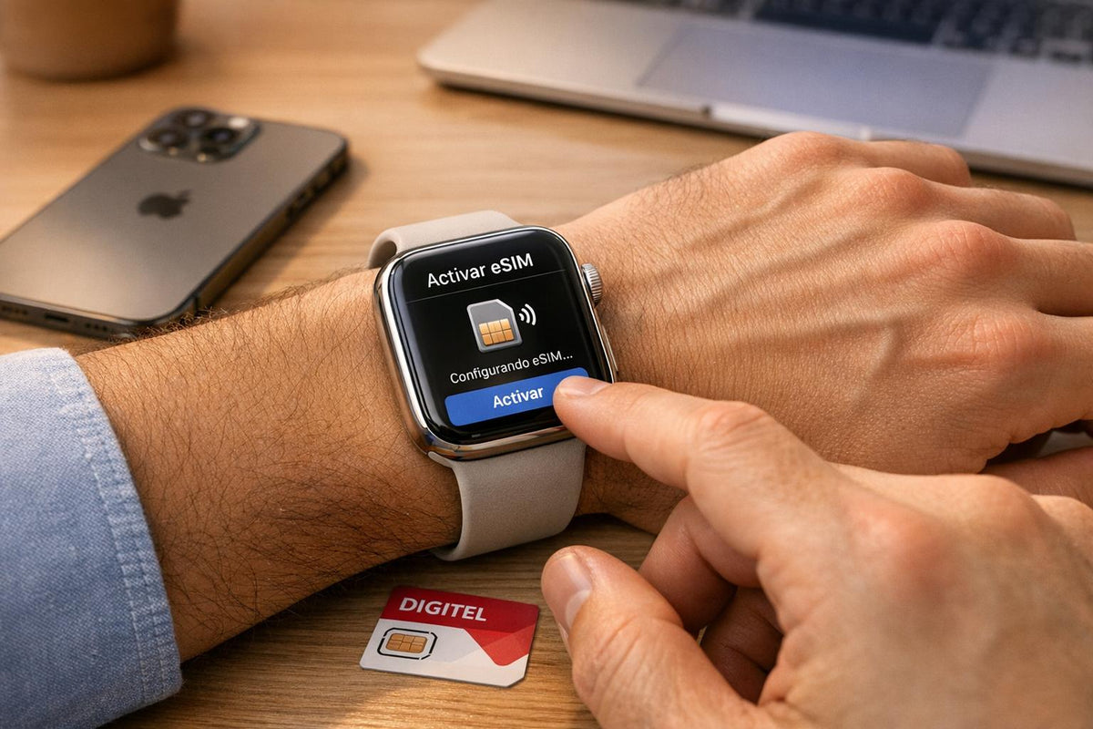 Cómo configurar eSIM en Apple Watch en Venezuela